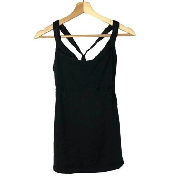 Lululemon Cross My Heart Black Athletic Tank Top 8 - Picture 3 of 5